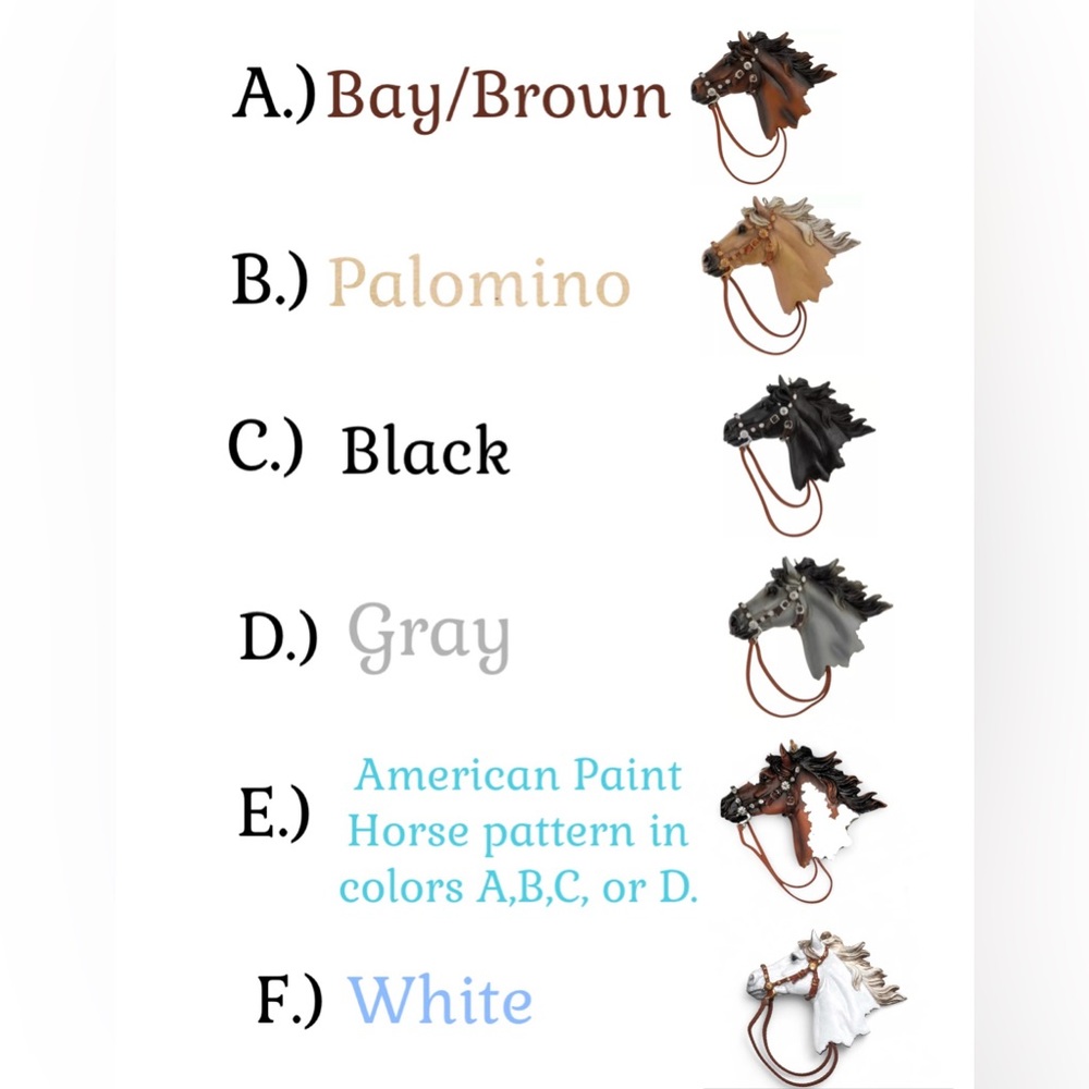 Holiday Horses:”Winter” design. Decorated horse ornament in hand crafted designs - Picture 8 of 12